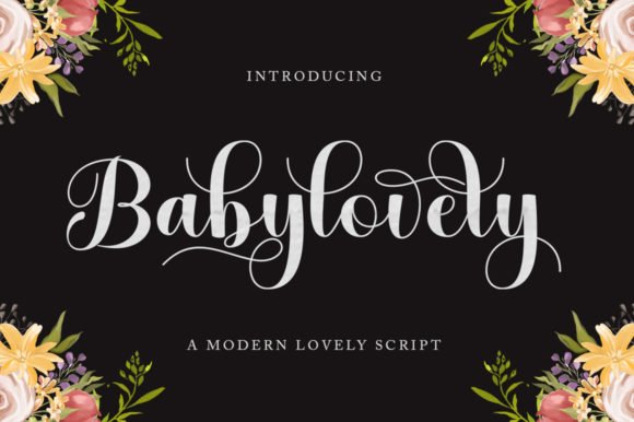 Baby Lovely Script Font - Featured Image
