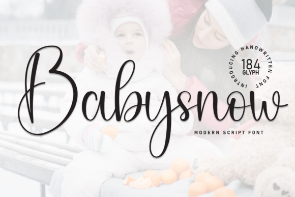 Babysnow Font - Featured Image