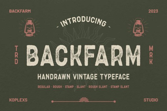 Backfarm Font - Featured Image
