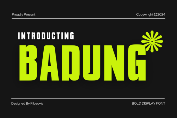 Badung Font - Featured Image
