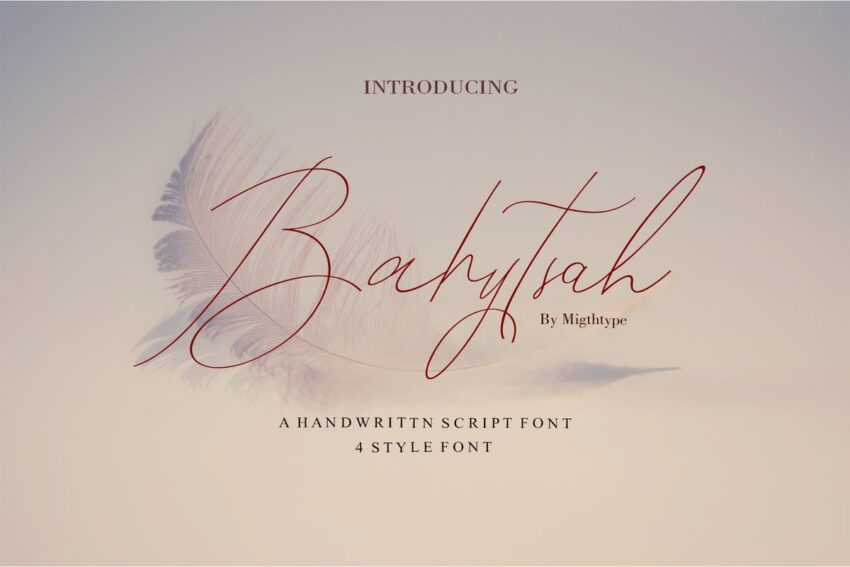 Bahytsah Font - Featured Image