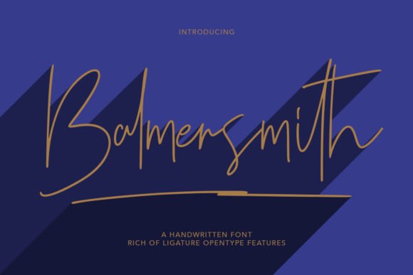 Balmersmith Font - Featured Image