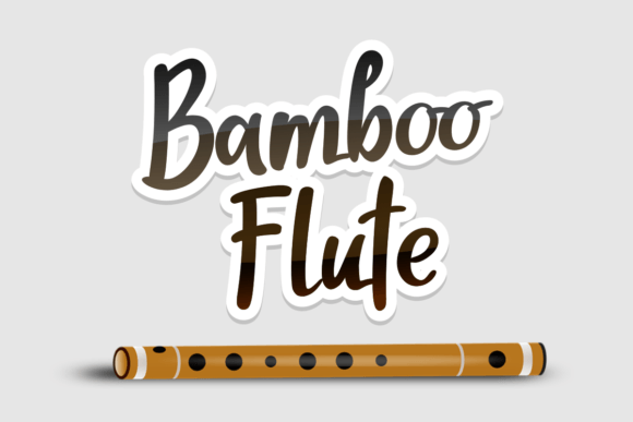 Bamboo Flute Font - Featured Image