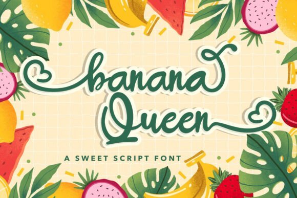 Banana Queen Font - Featured Image