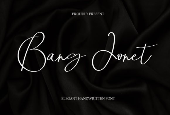 Bang Jonet Font - Featured Image