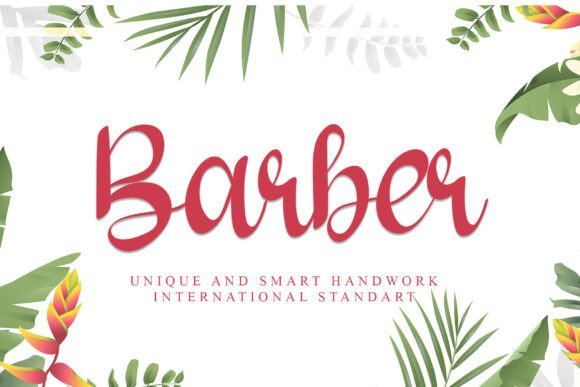 Barber Font - Featured Image