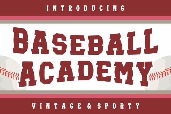 Baseball Academy Font - Featured Image