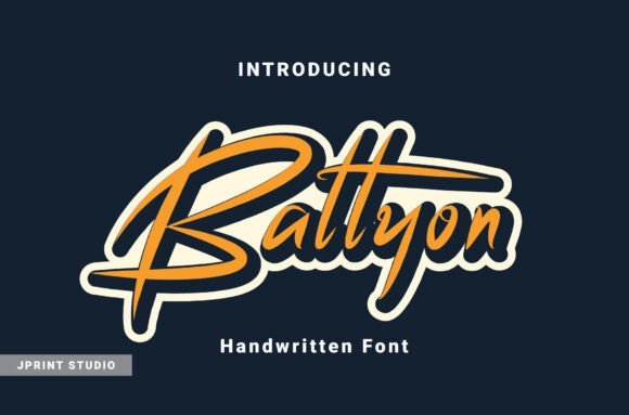 Battyon Font - Featured Image