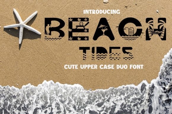 Beach Tides Font - Featured Image