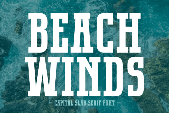 Beach Winds Font - Featured Image