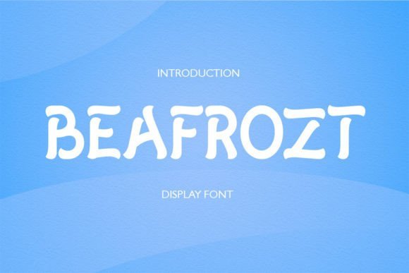 Beafrozt Font - Featured Image