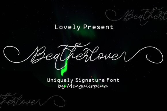 Beatherlove Font - Featured Image