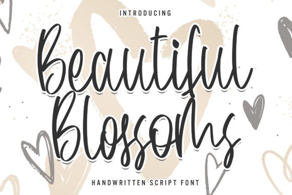 Beautiful Blossoms Font - Featured Image