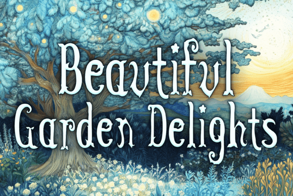Beautiful Garden Delights Font - Featured Image