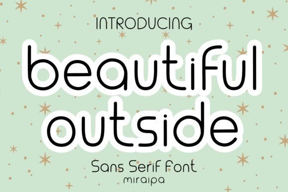 Beautiful Outside Font - Featured Image