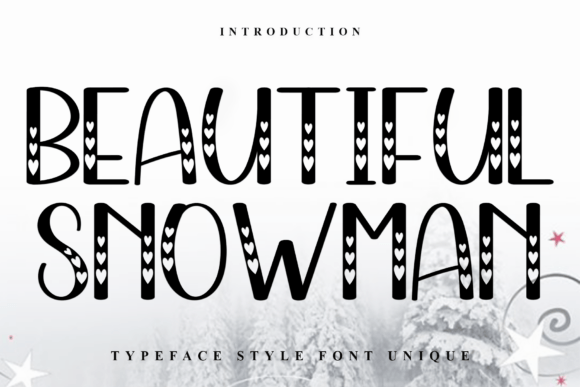 Beautiful Snowman Font - Featured Image