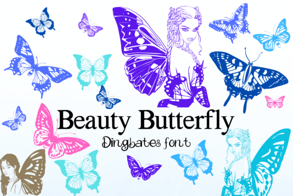 Beauty Butterfly Font - Featured Image