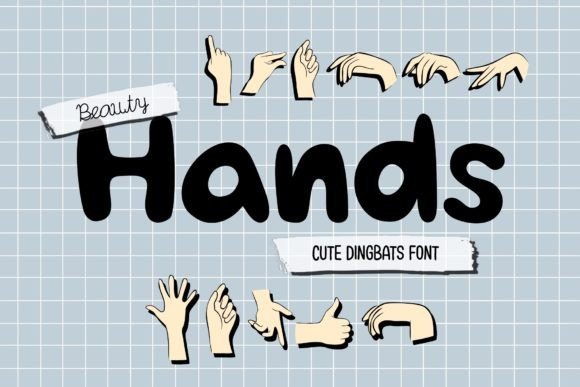 Beauty Hands Font - Featured Image