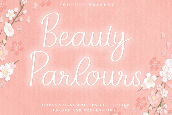 Beauty Parlours Font - Featured Image