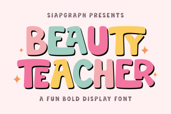 Beauty Teacher Font - Featured Image