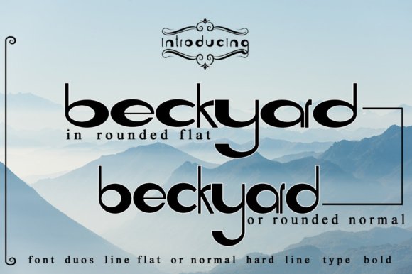 Beckyard Font - Featured Image
