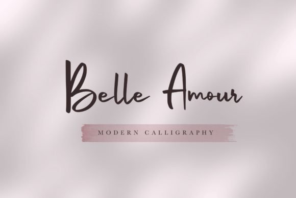 Belle Amour Font - Featured Image