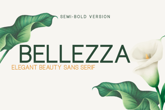 Bellezza Semi-Bold Font - Featured Image