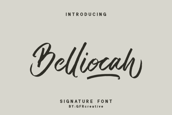 Belliocah Font - Featured Image