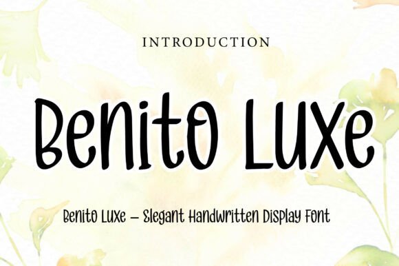 Benito Luxe Font - Featured Image