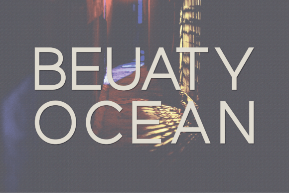 Beuaty Ocean Font - Featured Image
