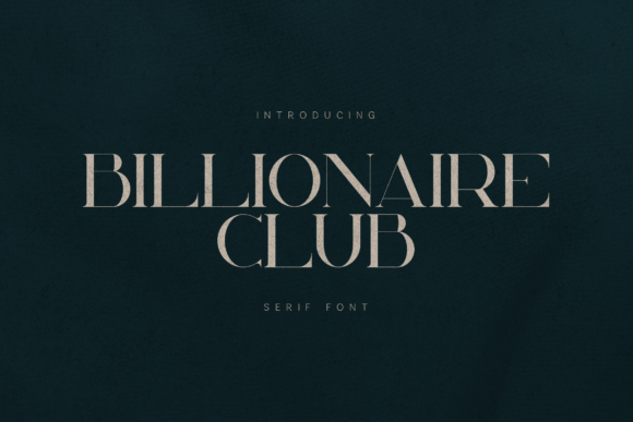 Billionaire Club Font - Featured Image