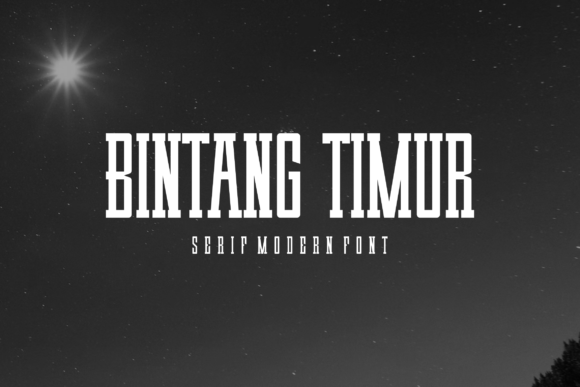 Bintangtimur Font - Featured Image