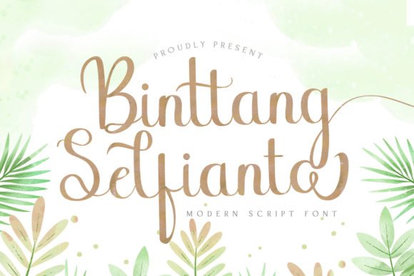 Binttang Selfianto Font - Featured Image