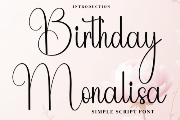 Birthday Monalisa Font - Featured Image