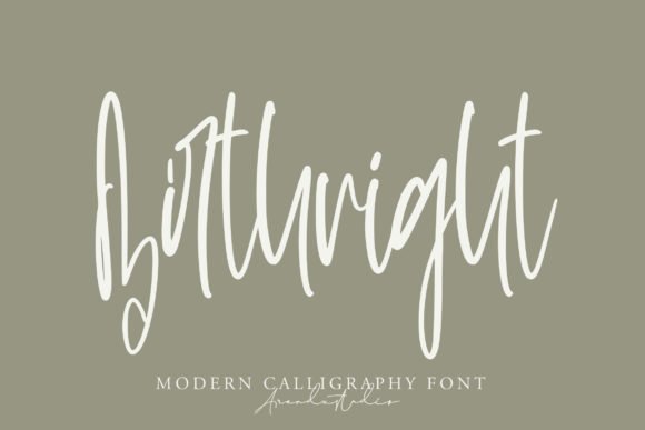 Birthright Font - Featured Image