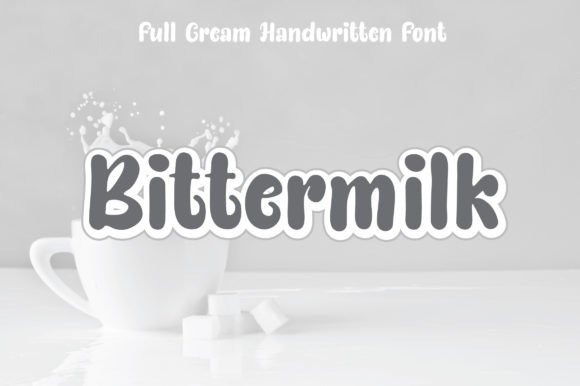 Bittermilk Font - Featured Image
