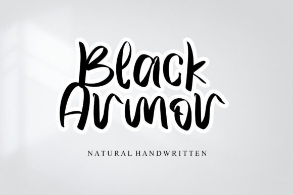 Black Armor Font - Featured Image