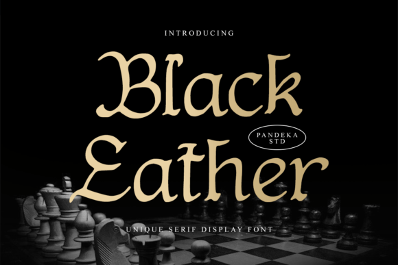 Black Eather Font - Featured Image