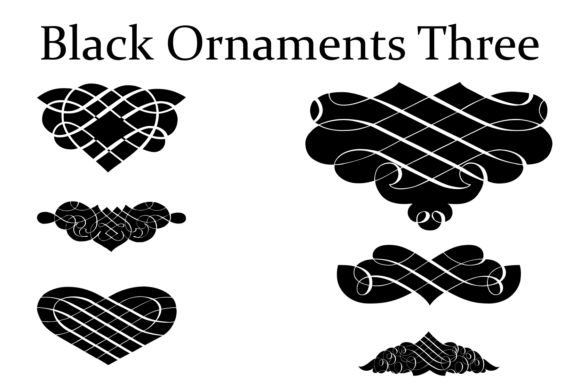 Black Ornaments Three Font - Featured Image
