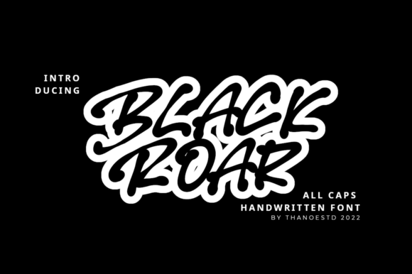 Black Roar Font - Featured Image