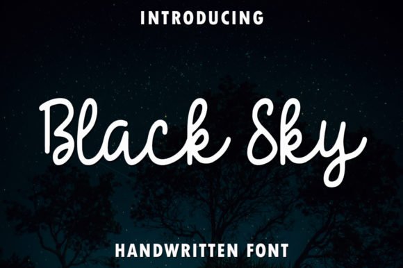 Black Sky Font - Featured Image