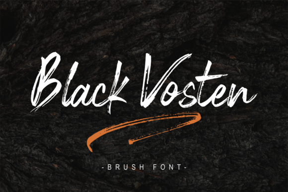 Black Vosten Font - Featured Image