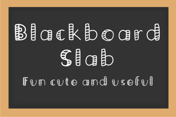 Blackboard Slab Font - Featured Image