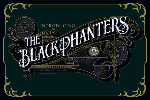 Blackphanters Font - Featured Image