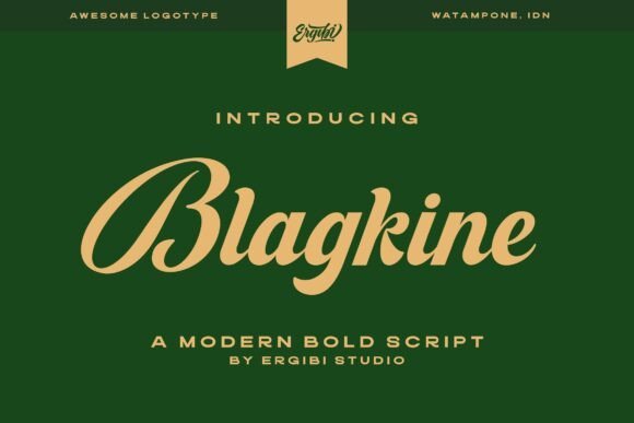 Blagkine Font - Featured Image
