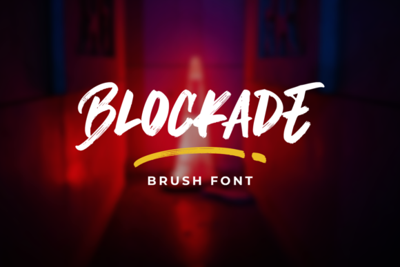 Blockade Font - Featured Image
