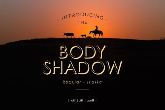 Bodyshadow Font - Featured Image