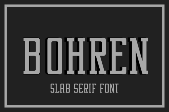 Bohren Font - Featured Image