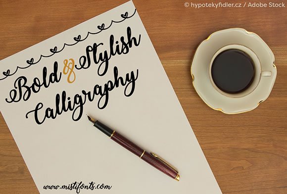 Bold & Stylish Calligraphy Font - Featured Image
