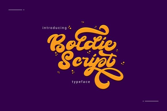 Boldie Script Font - Featured Image